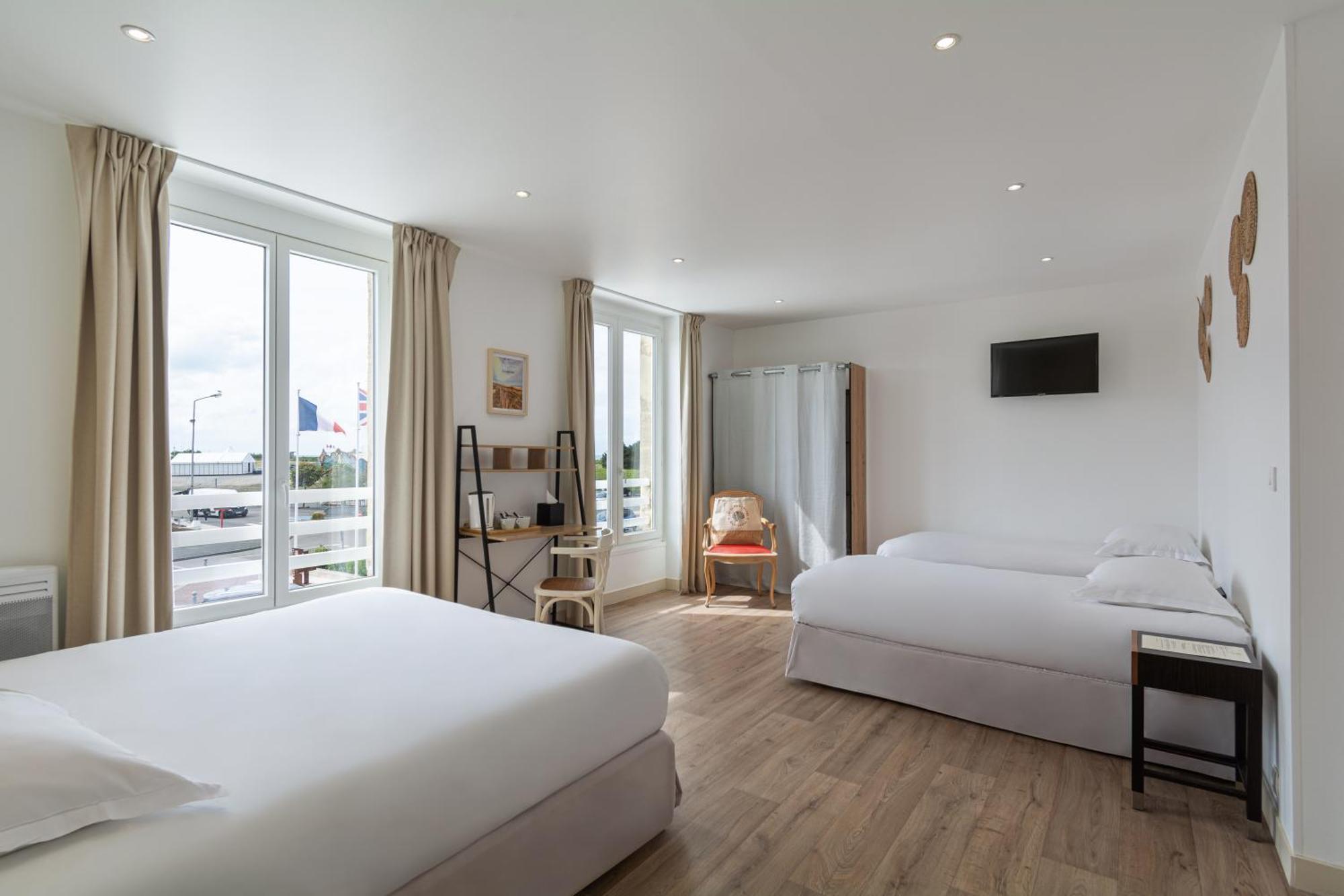 Hotel De La Plage Courseulles-sur-Mer Exterior foto